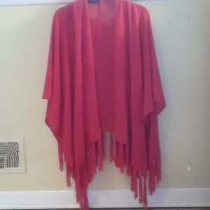 NY&Co red cape OS